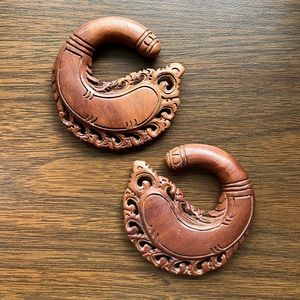 Wooden Spiral Gauges